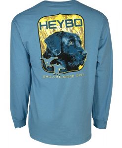 Heybo Men's Ol' Blue Long Sleeve Tee