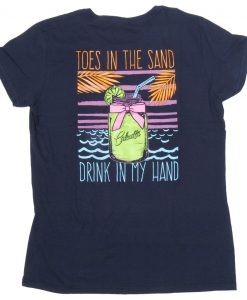 Calcutta Ladies Toes In The Sand T-Shirt