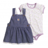 Carhartt Girls' Chambray Jumper Set