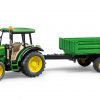 Bruder John Deere 5115M w/ Tipping Trailer #BT9816