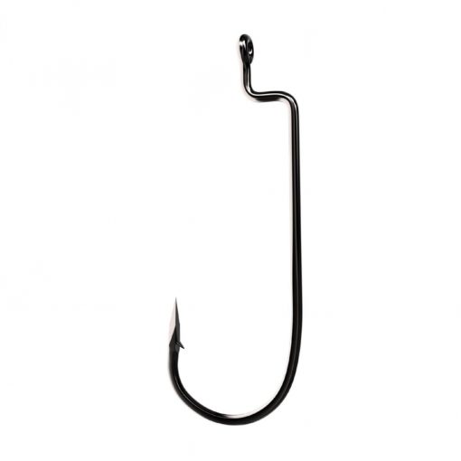 Eagle Claw Trokar Worm Hook HD 2/0 Platinum Black #TK100-2/0