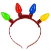 Ganz Light Up Christmas Light Bulb Headband #EX26910