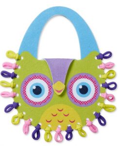 Melissa & Doug Loop It! Owl Tote Beginner Craft Kit