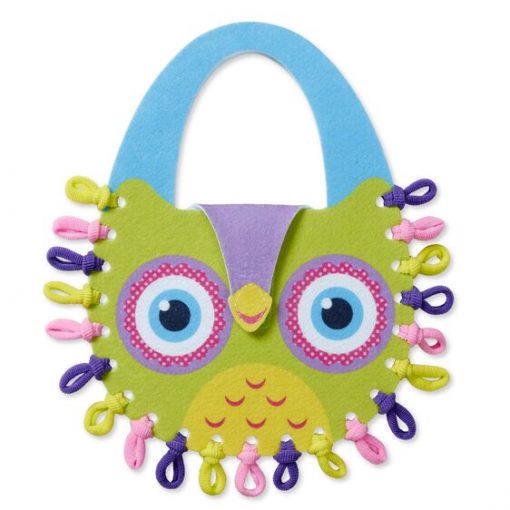 Melissa & Doug Loop It! Owl Tote Beginner Craft Kit