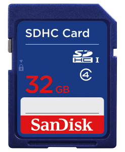 SanDisk 32GB SDHC Memory Card