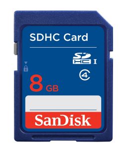 SanDisk 8GB SDHC Memory Card