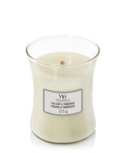 WoodWick Fig Leaf & Tuberose Medium Candle