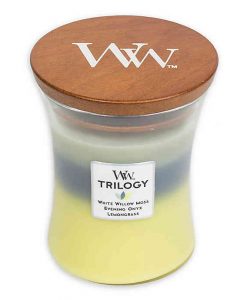 WoodWick Trilogy Woodland Shade Medium Candle