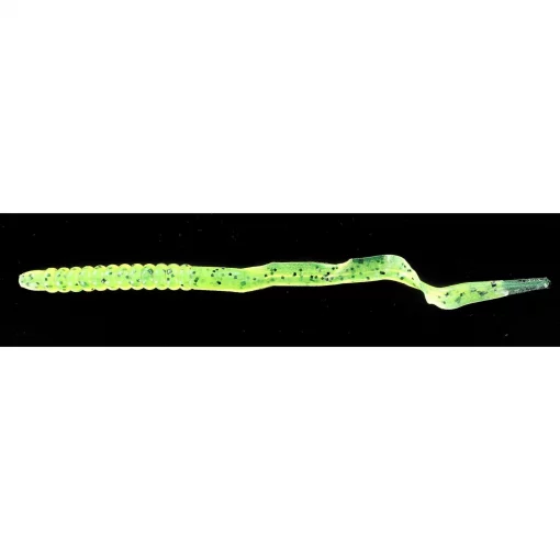 Zoom 6' U-Tale Worm 20 Count - Chartreuse Pepper #001-09