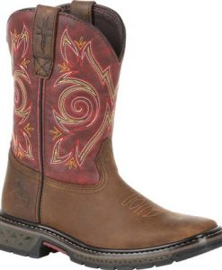 Georgia Boot Carbo-Tec Big Kids Pull-On Boot