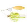 War Eagle Gold Frame Spinnerbait - Hot White Chartreuse #WE38GT16