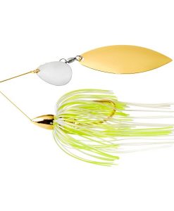 War Eagle Gold Frame Spinnerbait - Hot White Chartreuse #WE38GT16