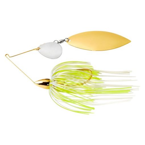 War Eagle Gold Frame Spinnerbait - Hot White Chartreuse #WE38GT16