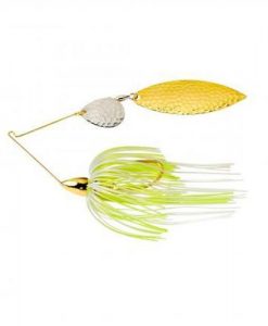 War Eagle Hammered White Gold 3/8 Oz Spinnerbait