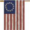 Briarwood Lane Betsy Ross House Flag #HFBL-H00379