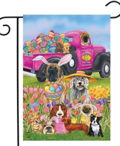 Briarwood Lane Easter Dogs Garden Flag #G00782