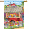 Briarwood Lane Spring Farm House Flag #HFBL-H01289