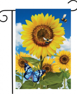 Briarwood Lane Sunflowers and Bees Garden Flag #GFBL-G01241