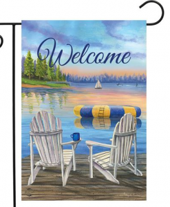 Briarwood Lane Waterfront Retreat Welcome Garden Flag #GFBL-G00787