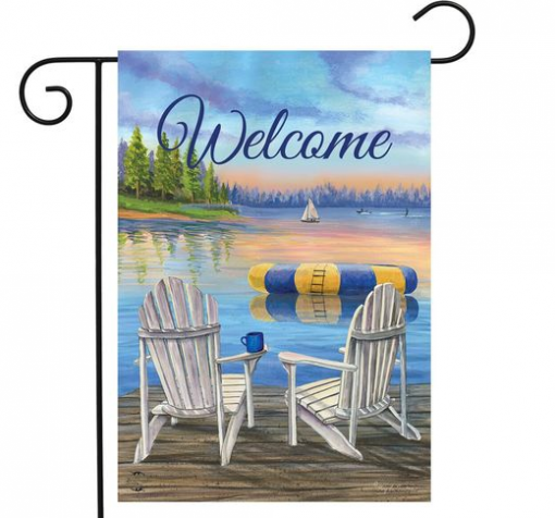 Briarwood Lane Waterfront Retreat Welcome Garden Flag #GFBL-G00787