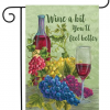 Briarwood Lane Wine a Bit You'll Feel Better Garden Flag #GFBL-G00792