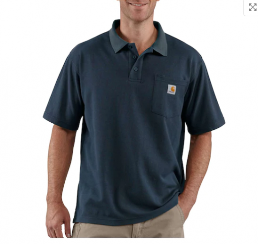 Carhartt Men's Contractors Work Pocket Polo Big & Tall #K570