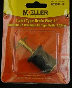 Moeller Marine Twist Turn Drain Plugs #053061-10