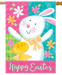 Briarwood Lane Easter Celebration House Flag #HFBL-H01192