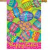 Briarwood Lane Easter Eggs House Flag #H00786