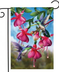 Briarwood Lane Flight Of The Hummingbirds Garden Flag GFBL-G01206