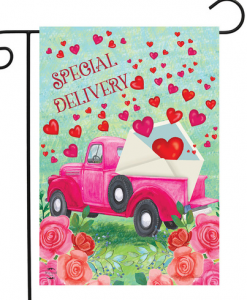 Briarwood Lane Valentine's Delivery Garden Flag #GFBL-G01189