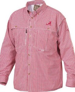 Drake Men's Alabama Plaid Wingshooter's Shirt L/S #SD-ALA-2671