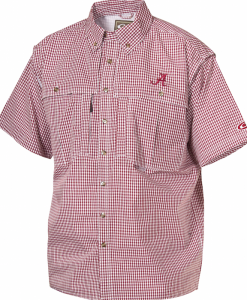 Drake Men's Alabama Plaid Wingshooter's Shirt S/S #SD-ALA-2670