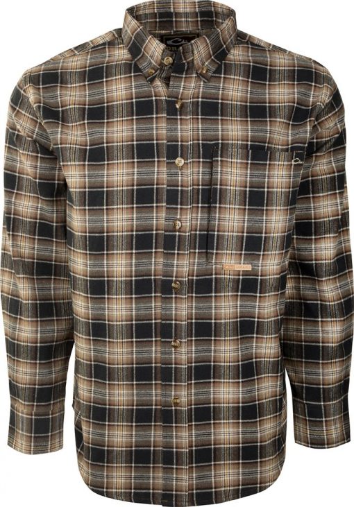 Drake Men's Autumn Brushed Twill Shirt #DS2180