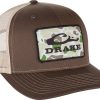 Drake Men's Old School Patch Mesh Back Cap #DH4000