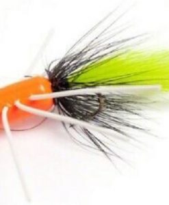 Betts Fire Fly Popper Shimmy Florescent Orange - Size 8 #51T-8