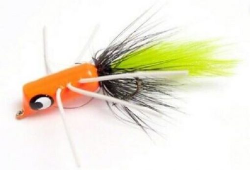 Betts Fire Fly Popper Shimmy Florescent Orange - Size 8 #51T-8