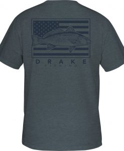 Drake Men's DPF Patriotic Fish Tee S/S #DPF3060