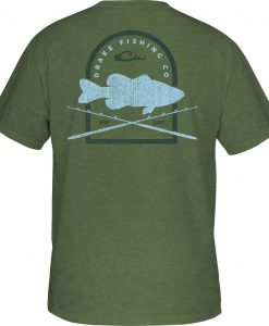 Drake Men's DPF Rod & Bass Tee S/S #DPF3045