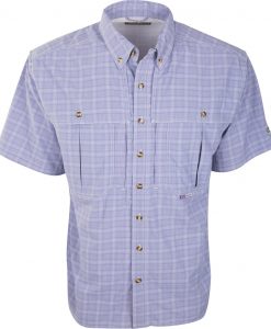 Drake Men's Wingshooter's Plaid Sun Shirt S/S #DW2650