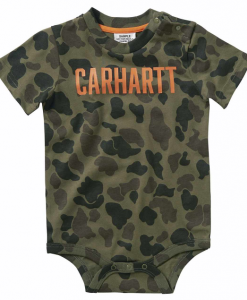 Carhartt Boys' Infant S/S Camo Printed Bodyshirt #CA6064