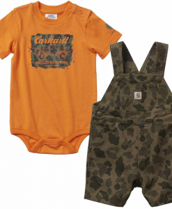 Carhartt Boys' Infant Camo Shortall Set #CG8731