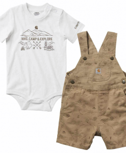 Carhartt Boys' Infants Printed Shortall Set #CG8728