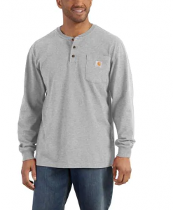 Carhartt Men's Workwear L/S Henley T-Shirt #K128