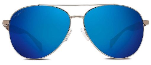 Abaco Burton Silver Deep Blue Mirror 2