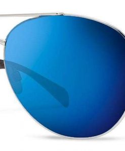 Abaco Burton Silver Deep Blue Mirror