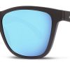 Abaco Kai Matte Black Caribbean Blue Mirror