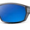 Abaco Octane Matte Black Deep Blue Mirror