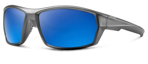 Abaco Octane Matte Black Deep Blue Mirror