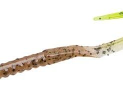 Zoom 6" U-Tail Worm - Pumpkin Chartreuse #001-15